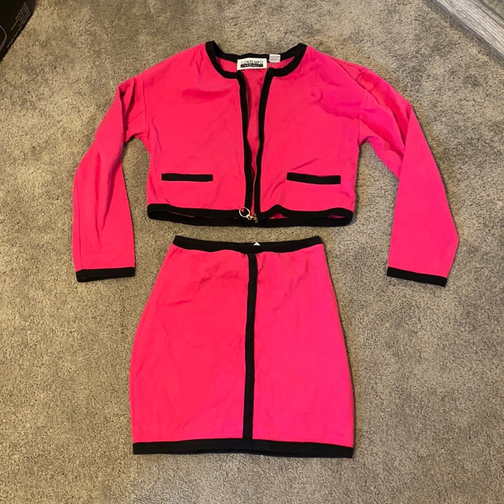 Vintage Sweater & Skirt Set